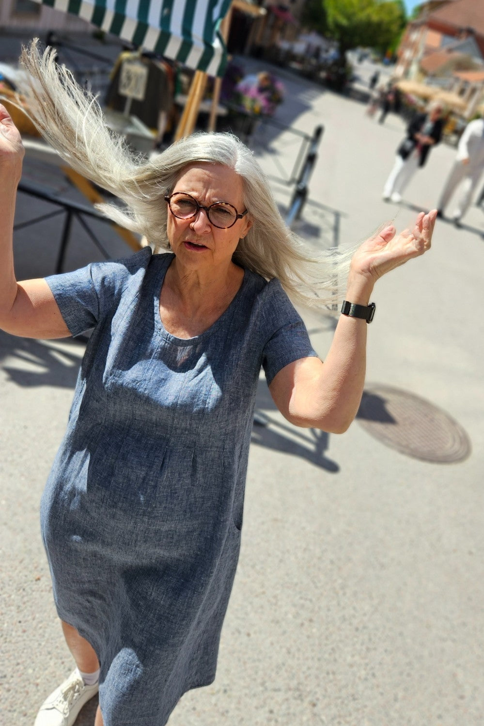 Stråvecksklänning Lin
