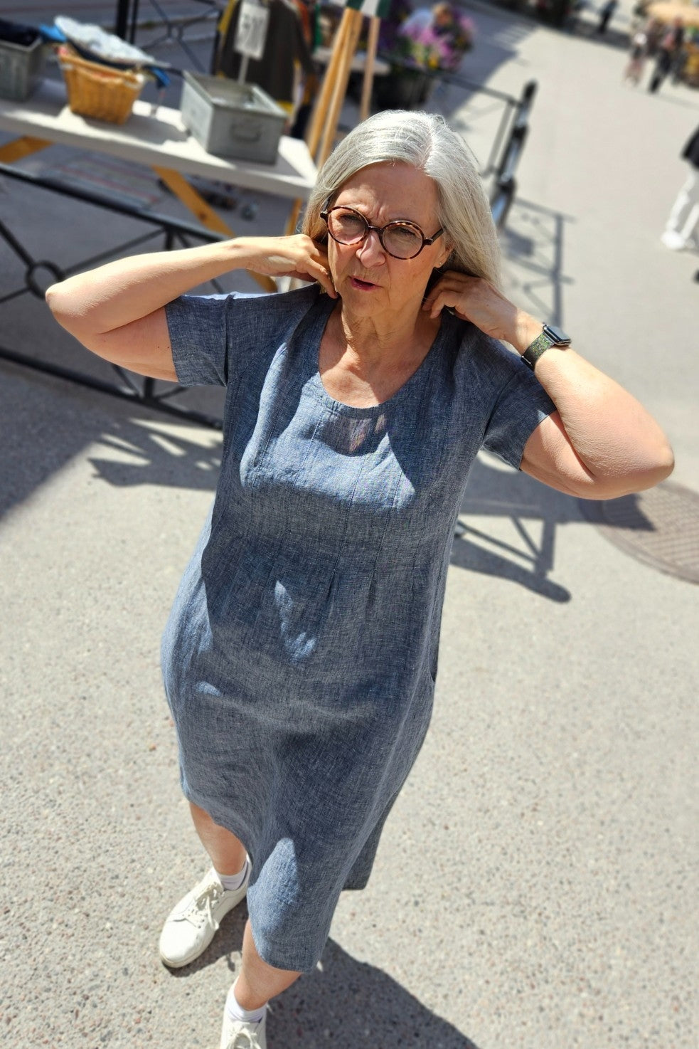Stråvecksklänning Lin