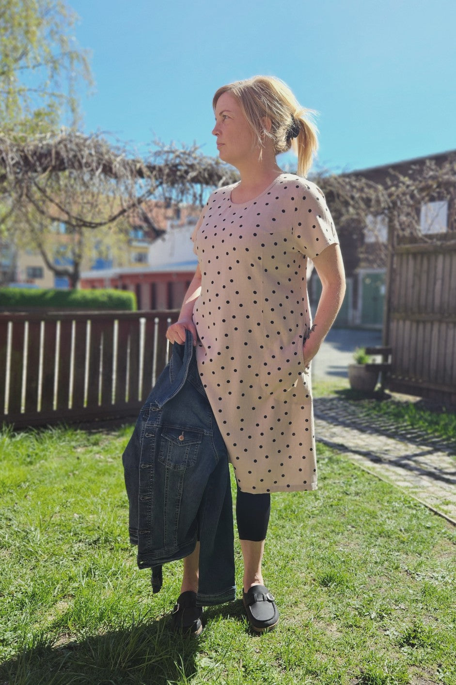 Snällt figursydd klänning