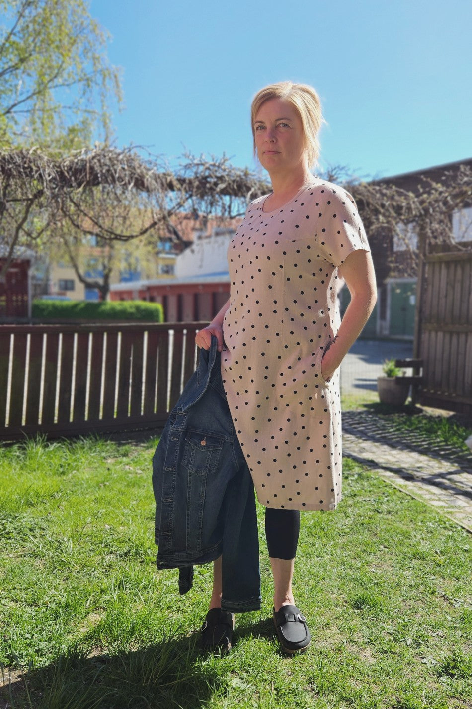 Snällt figursydd klänning