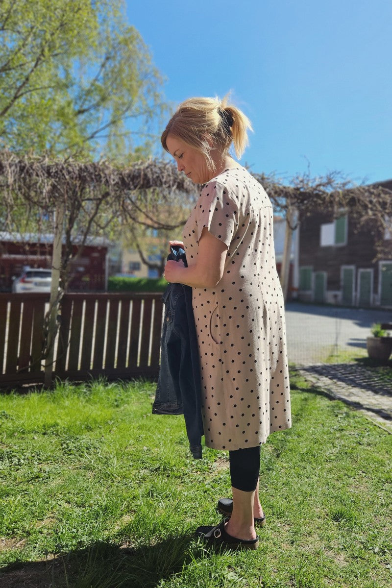 Snällt figursydd klänning