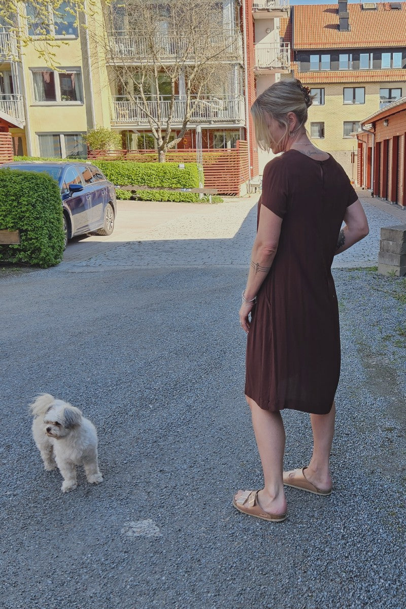 Crepeklänning - Karin Sömmare