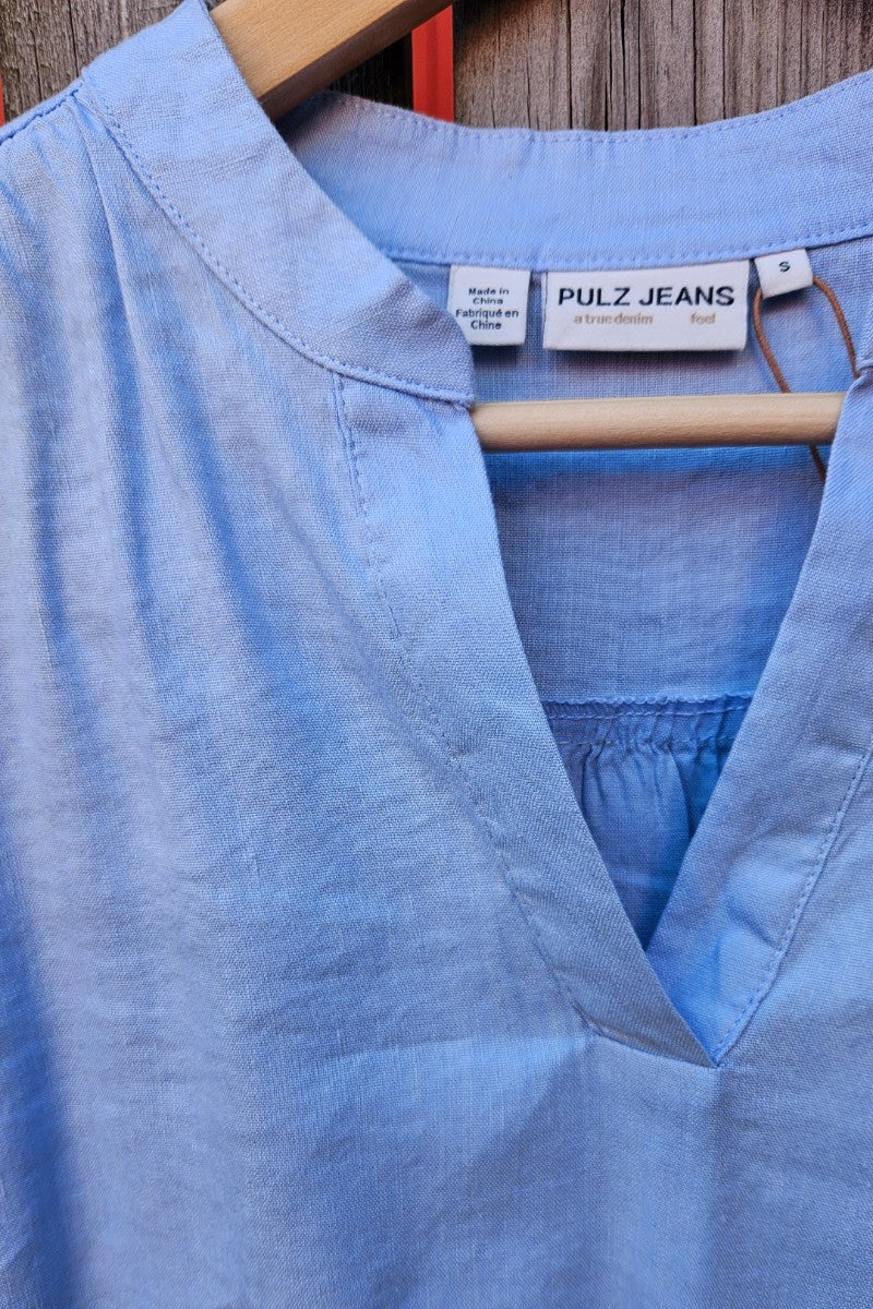 Blus med 3/4 ärm