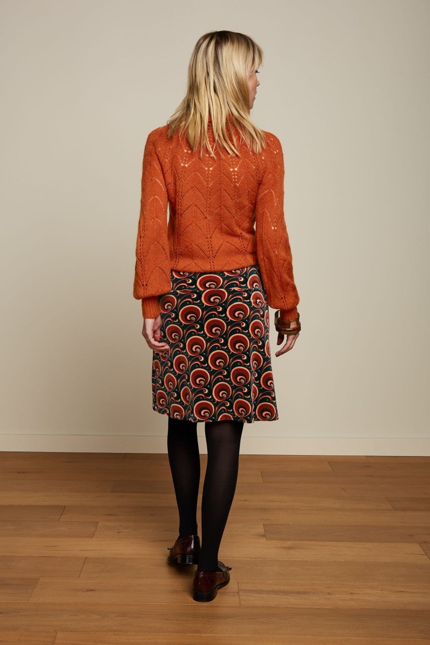 Border Skirt Patchouli