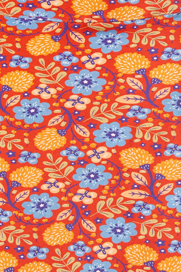 Klänning i bomullstrikå