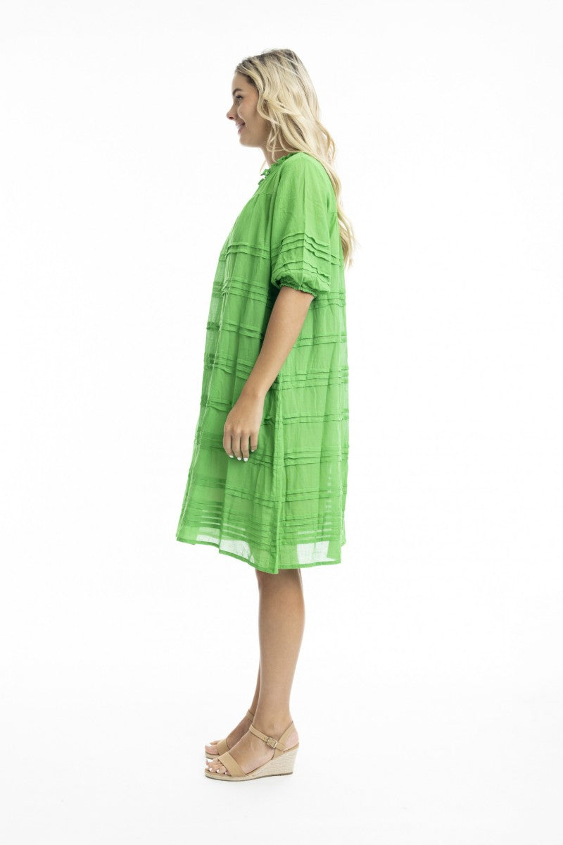 Klänning i bomullsvoile