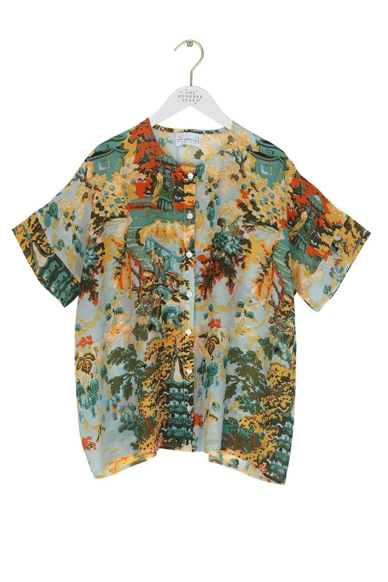 Tea blouse - One hundred stars