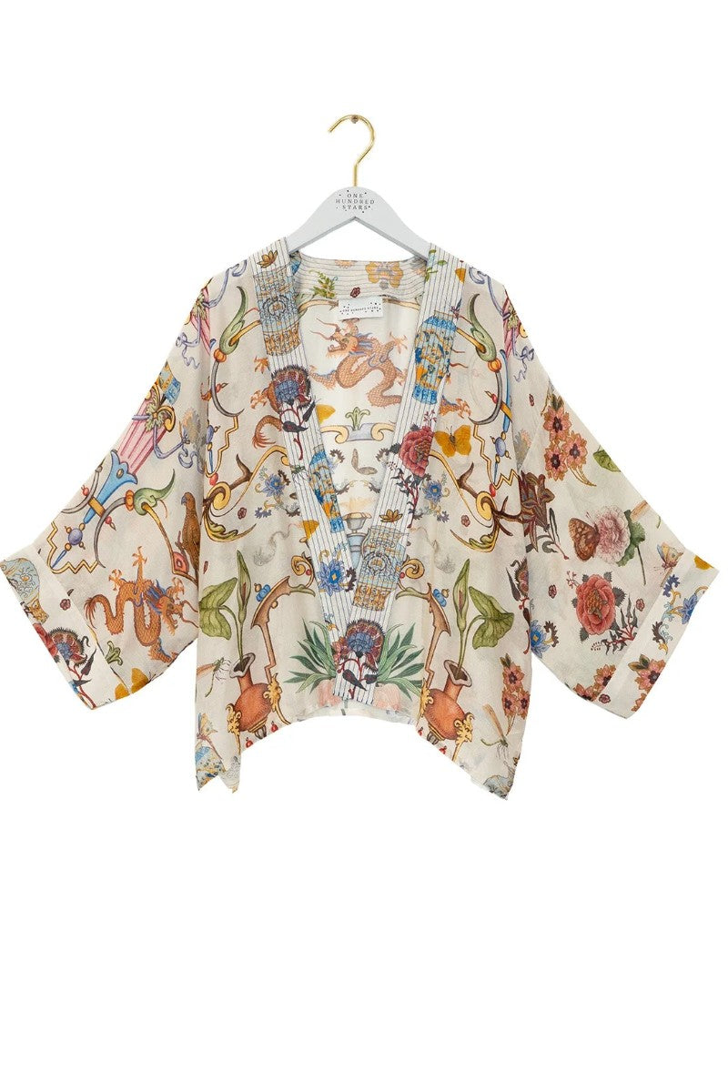 Kort kimono - One hundred stars