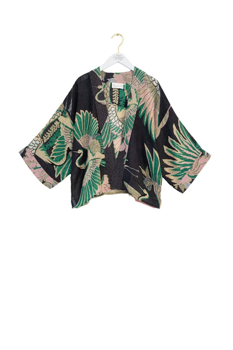 Kort kimono ull