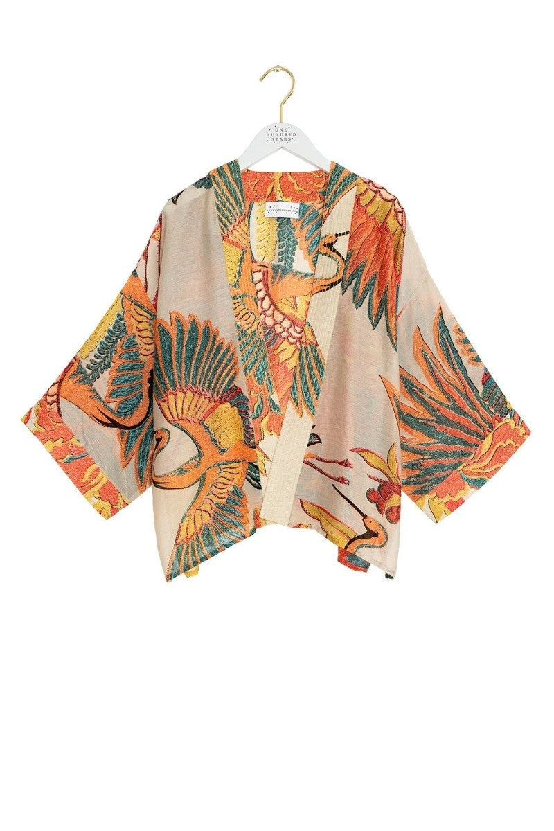 Kort kimono - One hundred stars