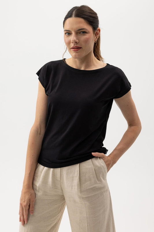 Esther capsleeve trikåtop - Holebrook