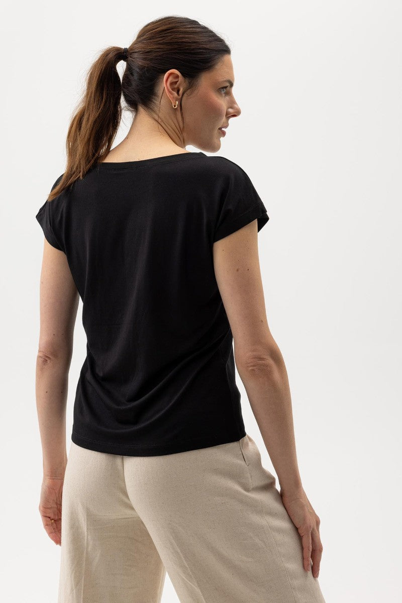 Esther capsleeve trikåtop