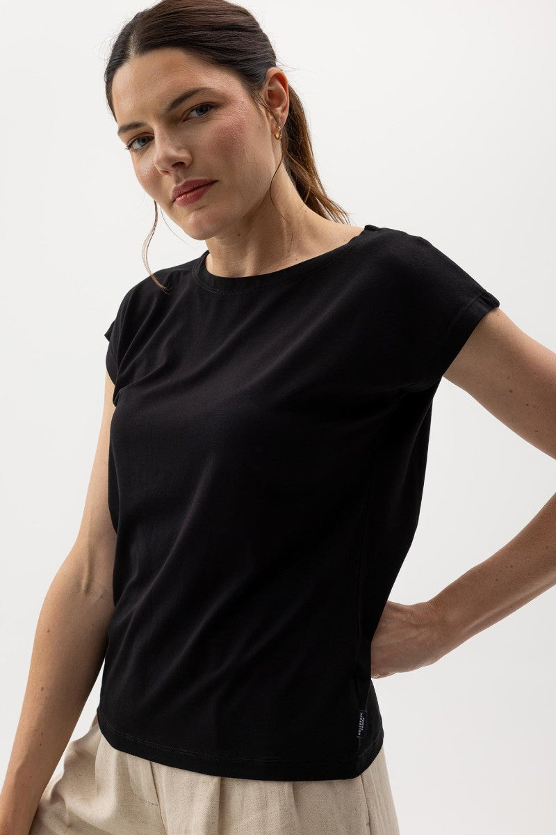 Esther capsleeve trikåtop