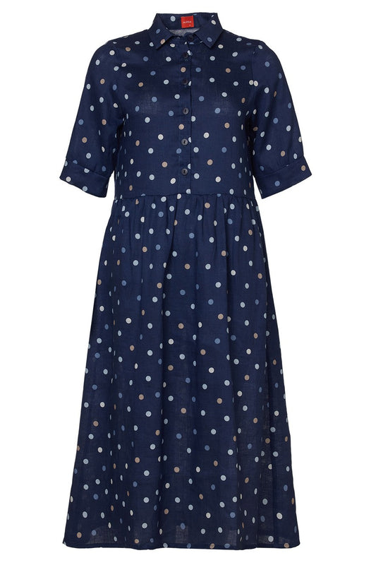 Viscoseklänning My Dotty Skye Line - du Milde