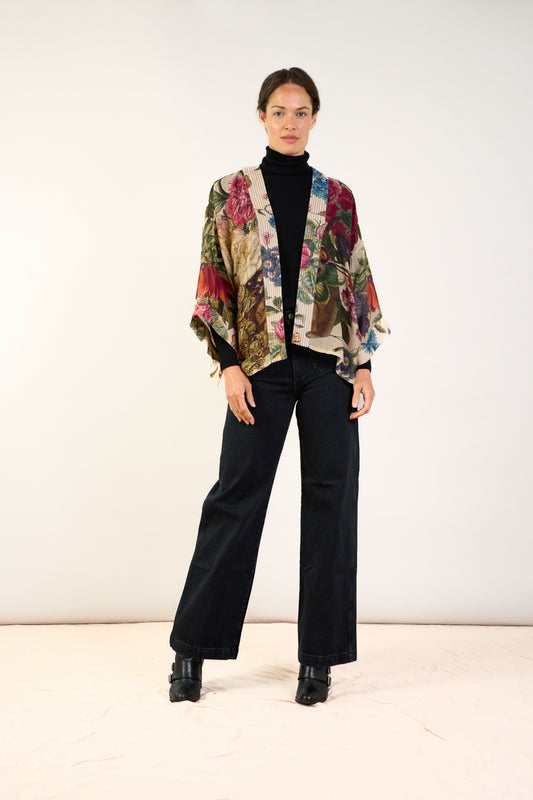 Kort kimono - One hundred stars