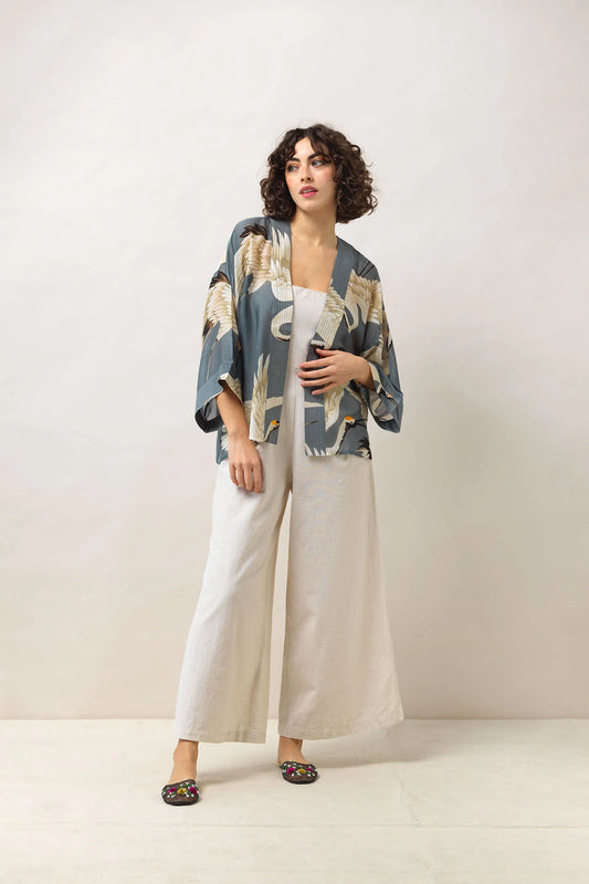 Kort kimono - One hundred stars