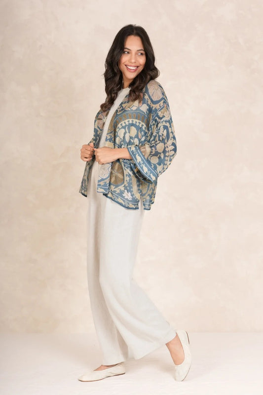 Kort kimono - One hundred stars