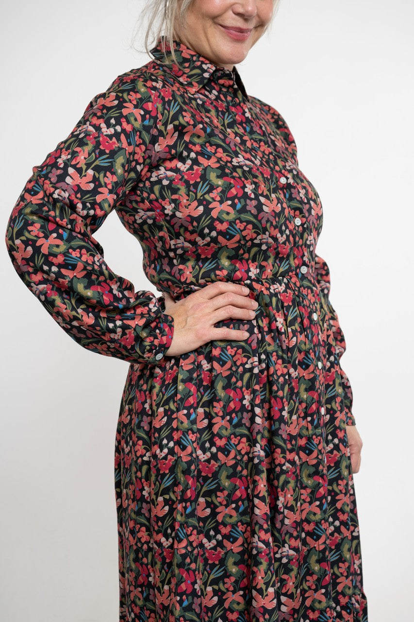 Klänning Brushed Floral