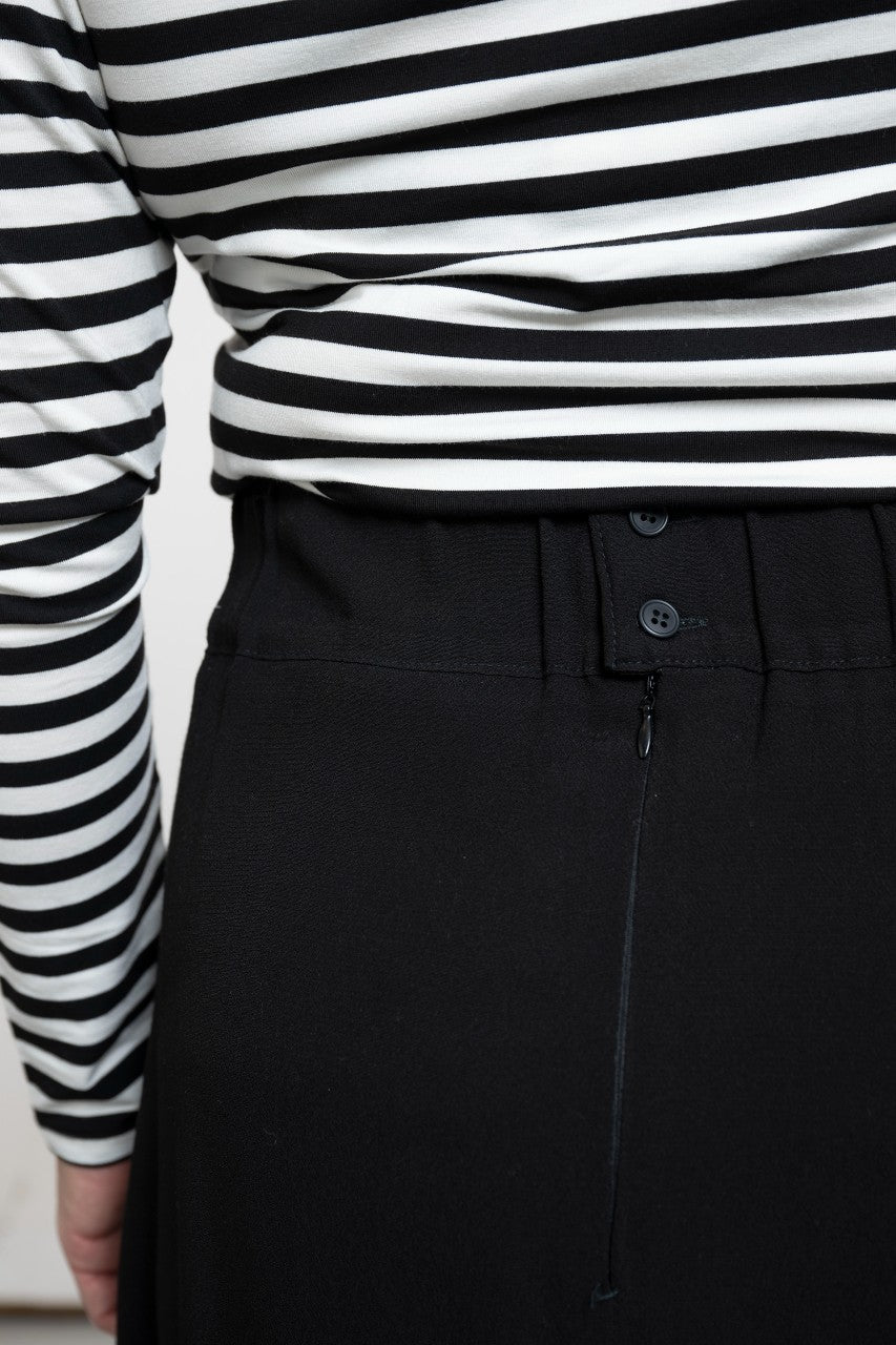 Klockad kjol i viscosecrepe