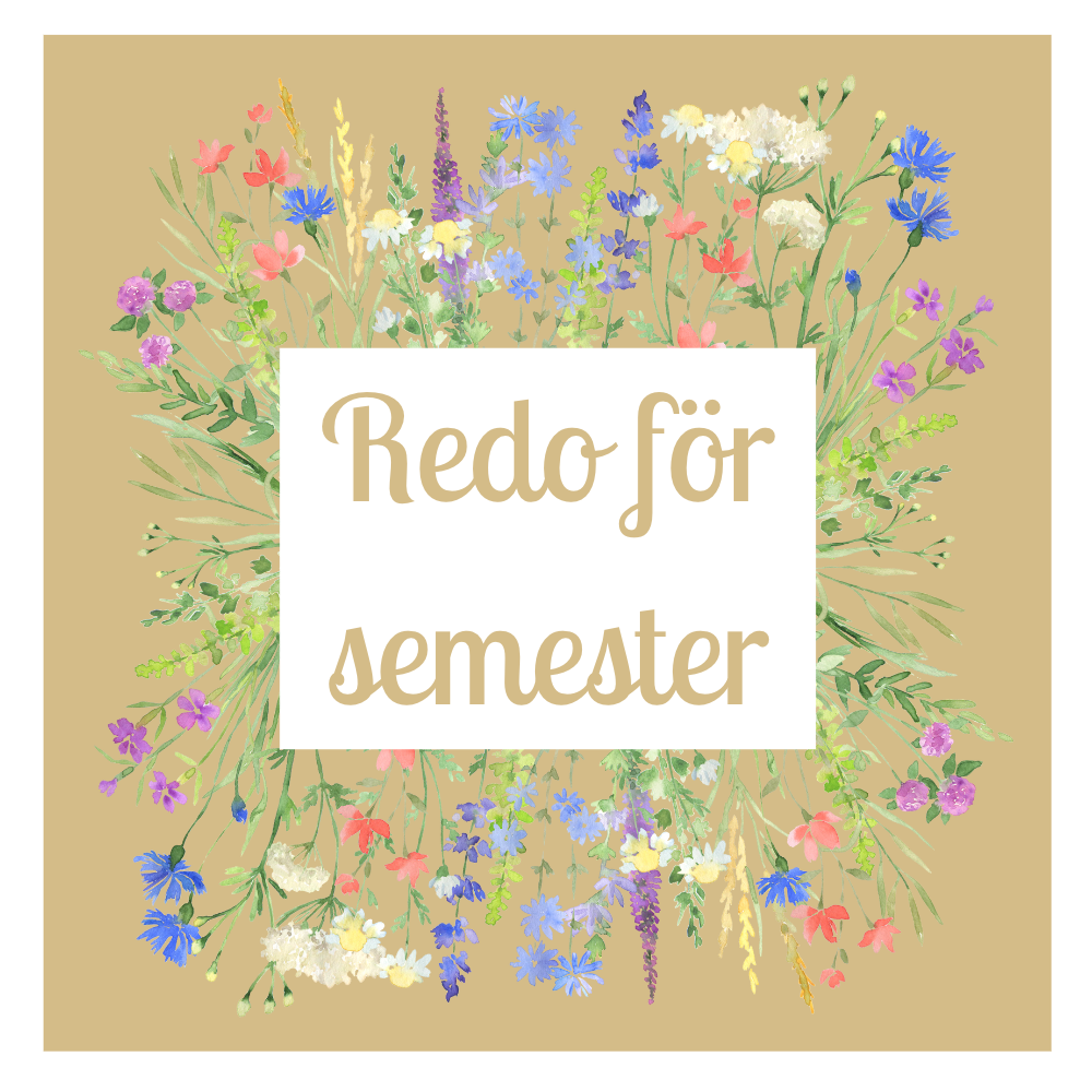 Redo för semester