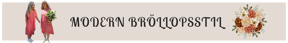 Modern bröllopsstil