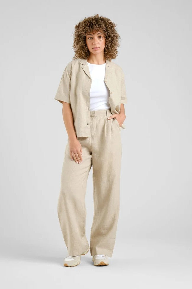 Linneskjorta Torup - Dedicated - Beige - XS - Dedicatedshirttorup - beige - XS