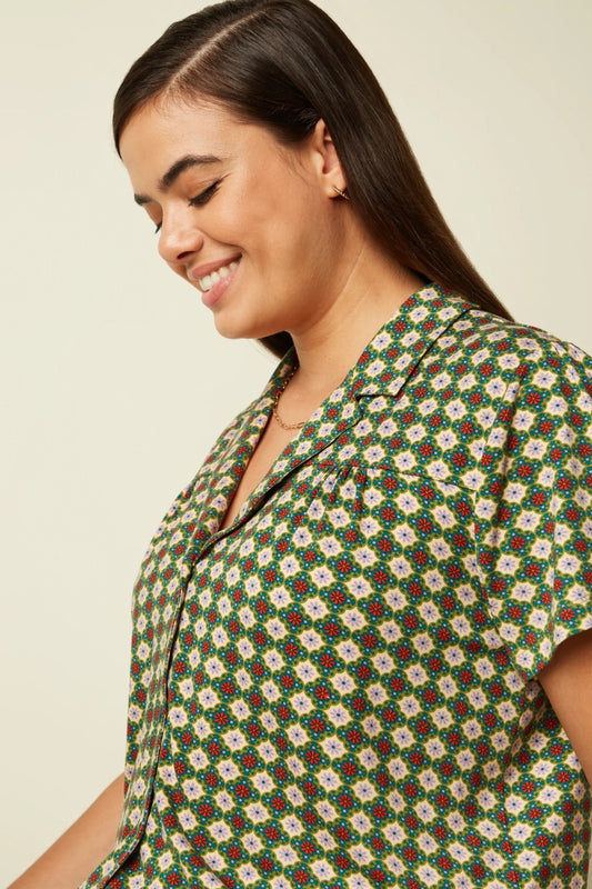 Tex Blouse Jade - King Louie