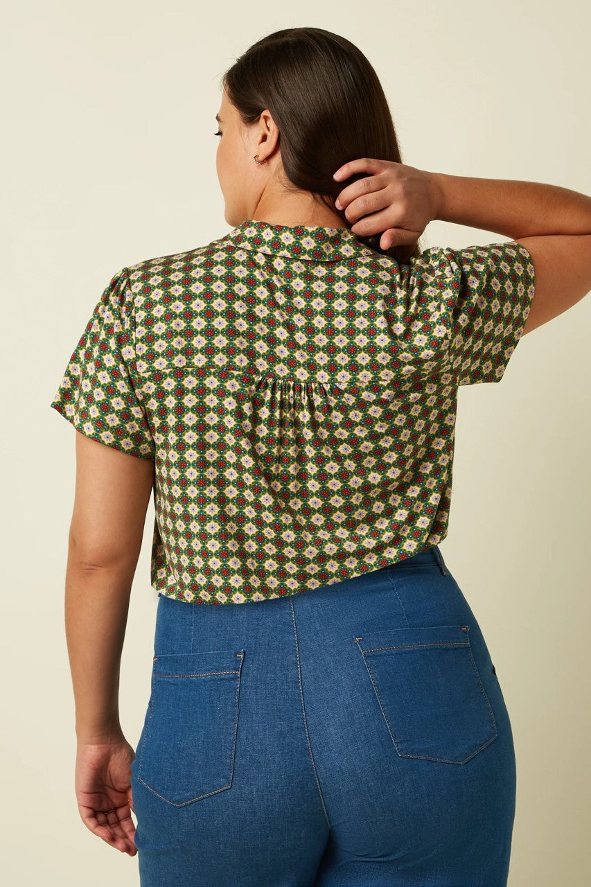 Tex Blouse Jade - King Louie