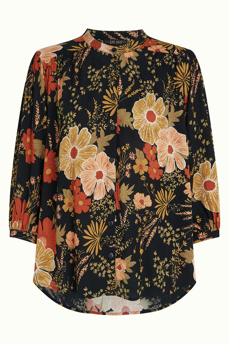 Blus Olga i sviscosecrepe - King Louie
