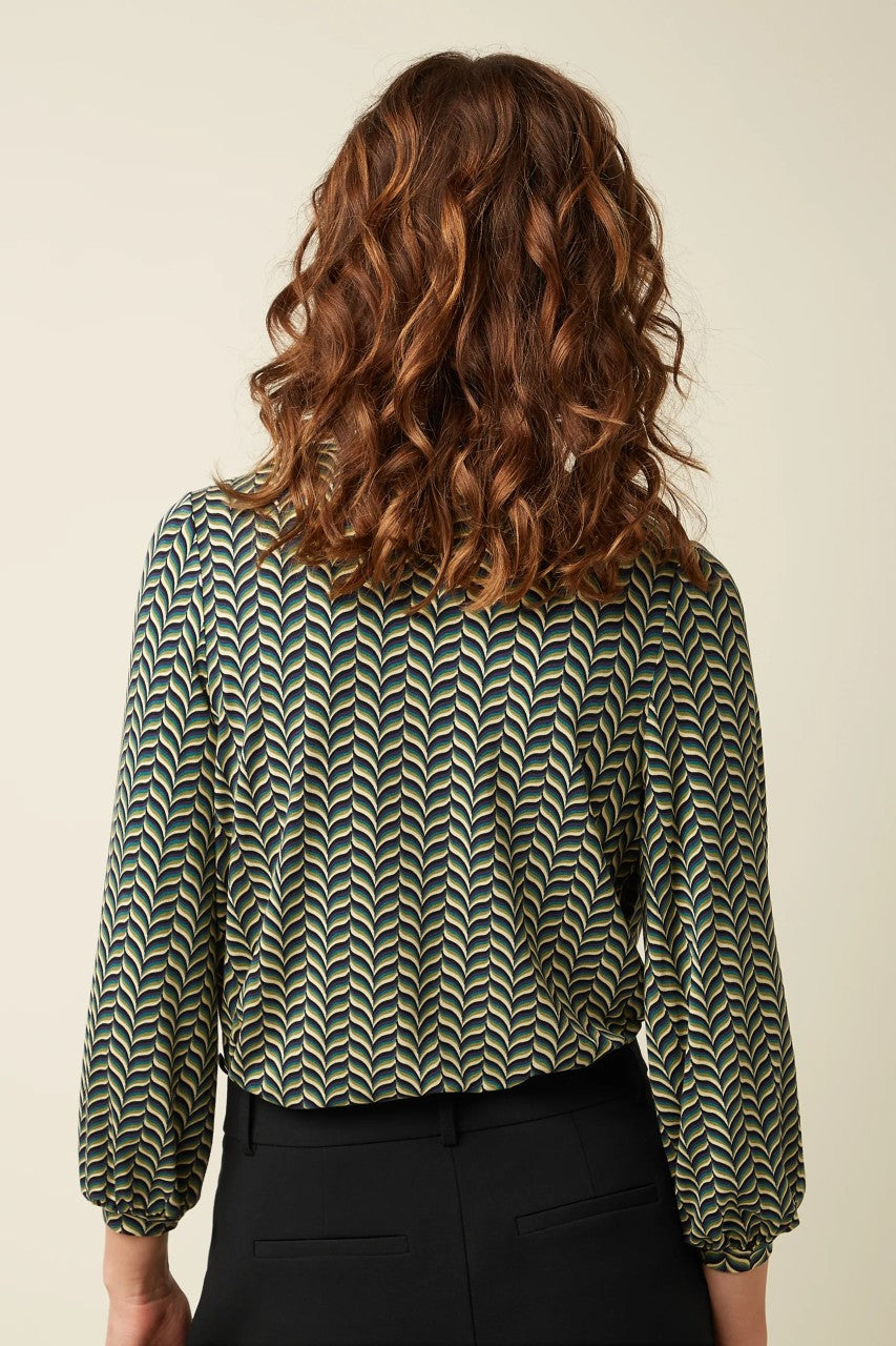Top Laura pleat Marais - King Louie