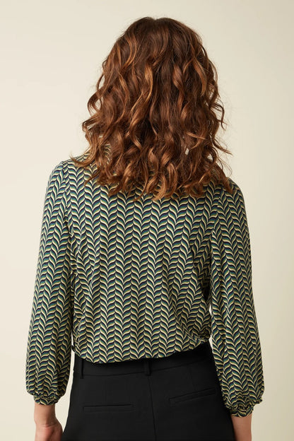 Top Laura pleat Marais - King Louie
