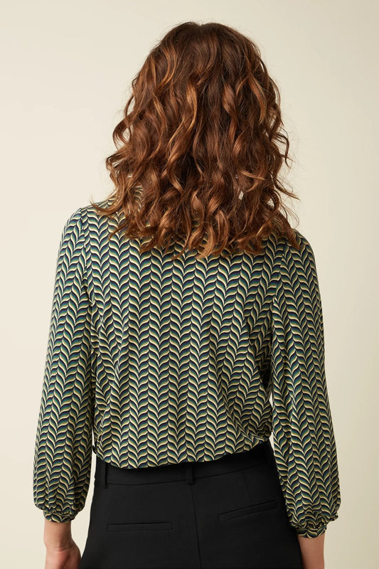 Top Laura pleat Marais - King Louie