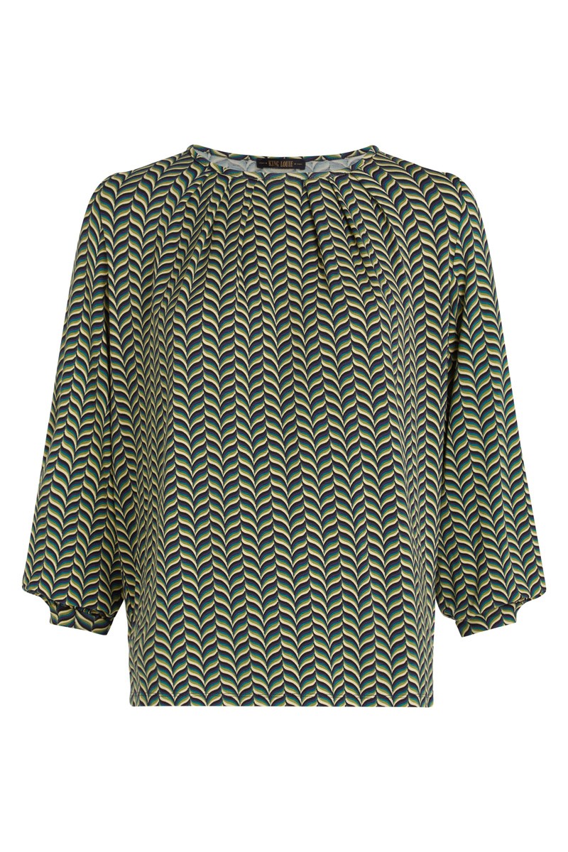 Top Laura pleat Marais - King Louie