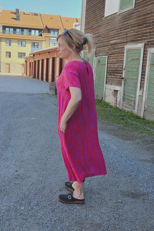 Crepeklänning - Karin Sömmare