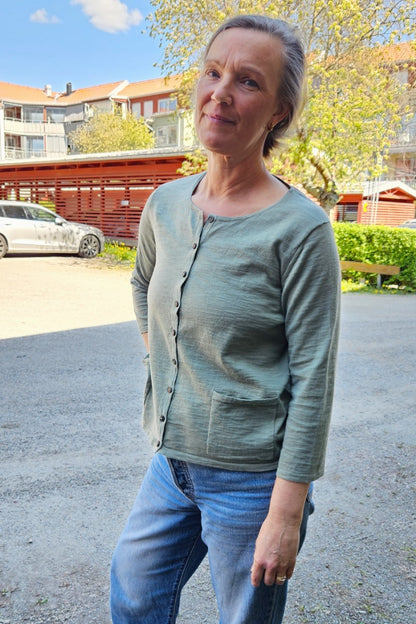 Bomullskofta Katrin - Mansted
