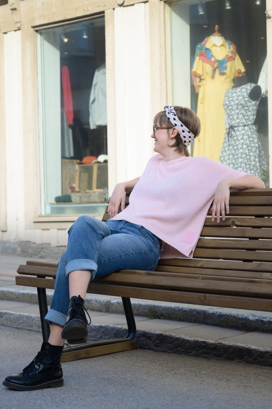 Lösstickad bomullstop Jules - Gossip