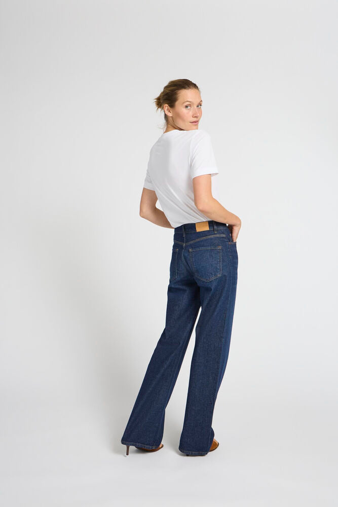 Jeans Vega Wide leg Dark Blue - Pulz