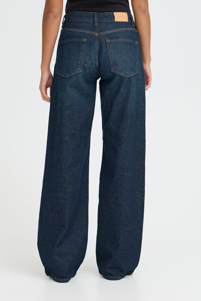 Jeans Vega Wide leg Dark Blue - Pulz