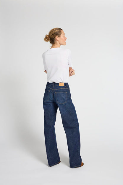 Jeans Vega Wide leg Dark Blue - Pulz
