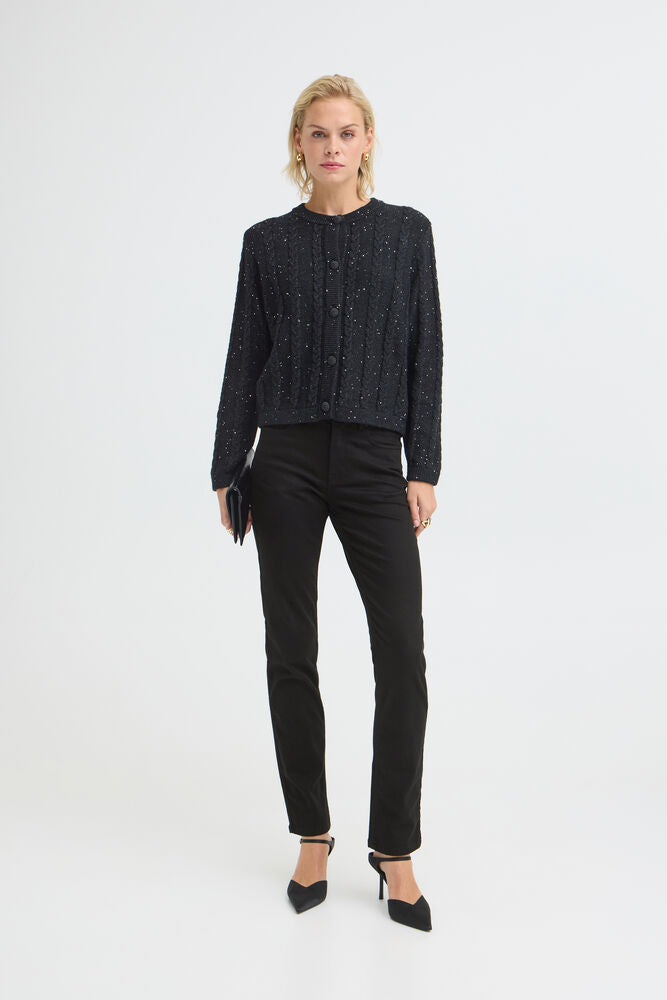 Jeans Emma Svart Denim 30 långa - Pulz