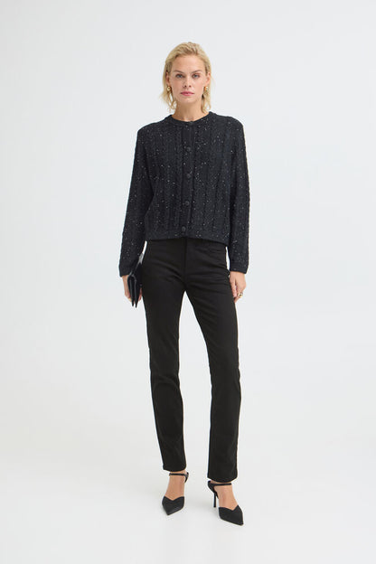 Jeans Emma Svart Denim 30 långa - Pulz