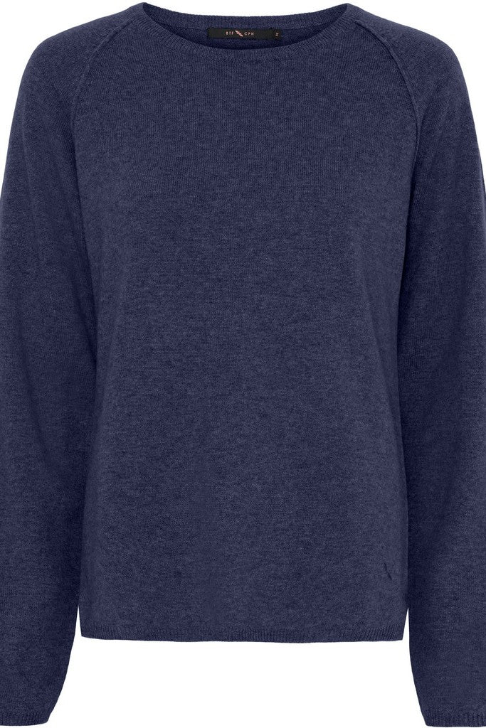 Cashmere pullover - BTF Copenhagen - Marin - XL - BTF50068 - Midnightblue - XL