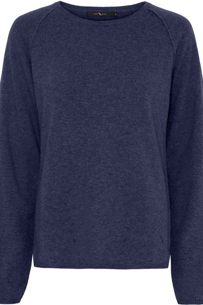 Cashmere pullover - BTF Copenhagen - Marin - XL - BTF50068 - Midnightblue - XL