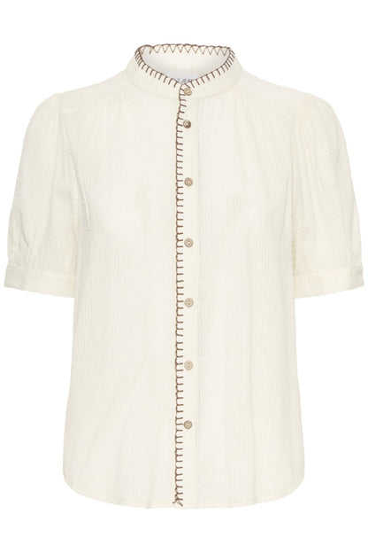 Blus Briana - Pulz - Vitt - XS - Pulz50210390 - creme - XS