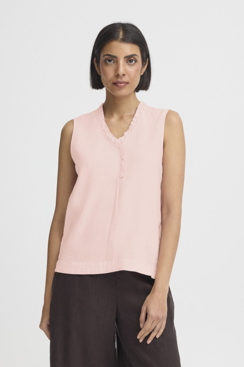 Top Luca volangkant - Pulz - Rosa - XS - Pulz50210439 - rosa - XS