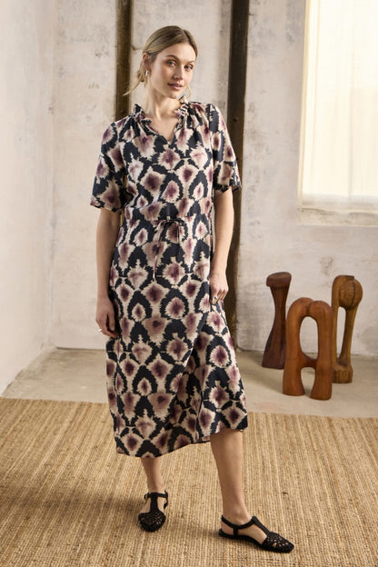 Klänning Celly - Pulz - Flerfärgad - XS - Pulz50210542 - batik - XS