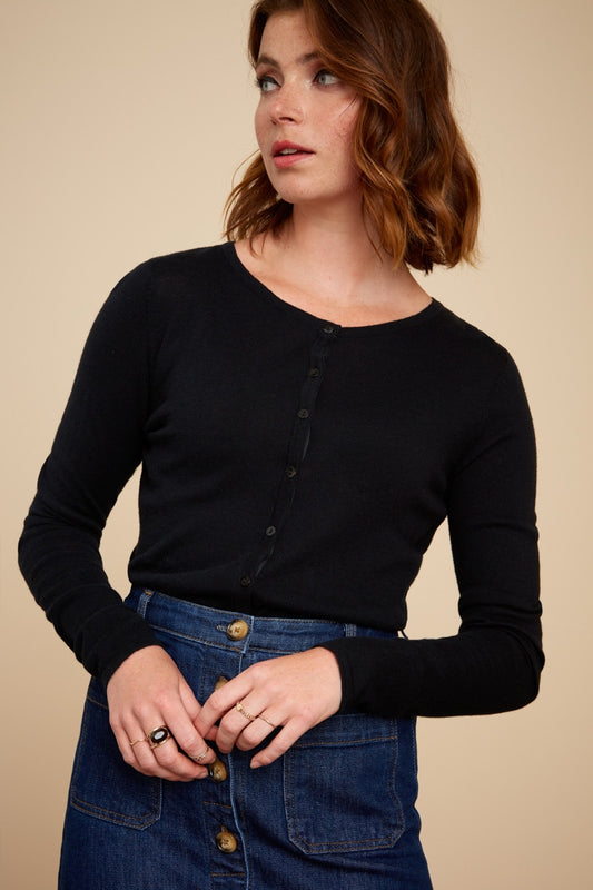 Småkofta roundneck