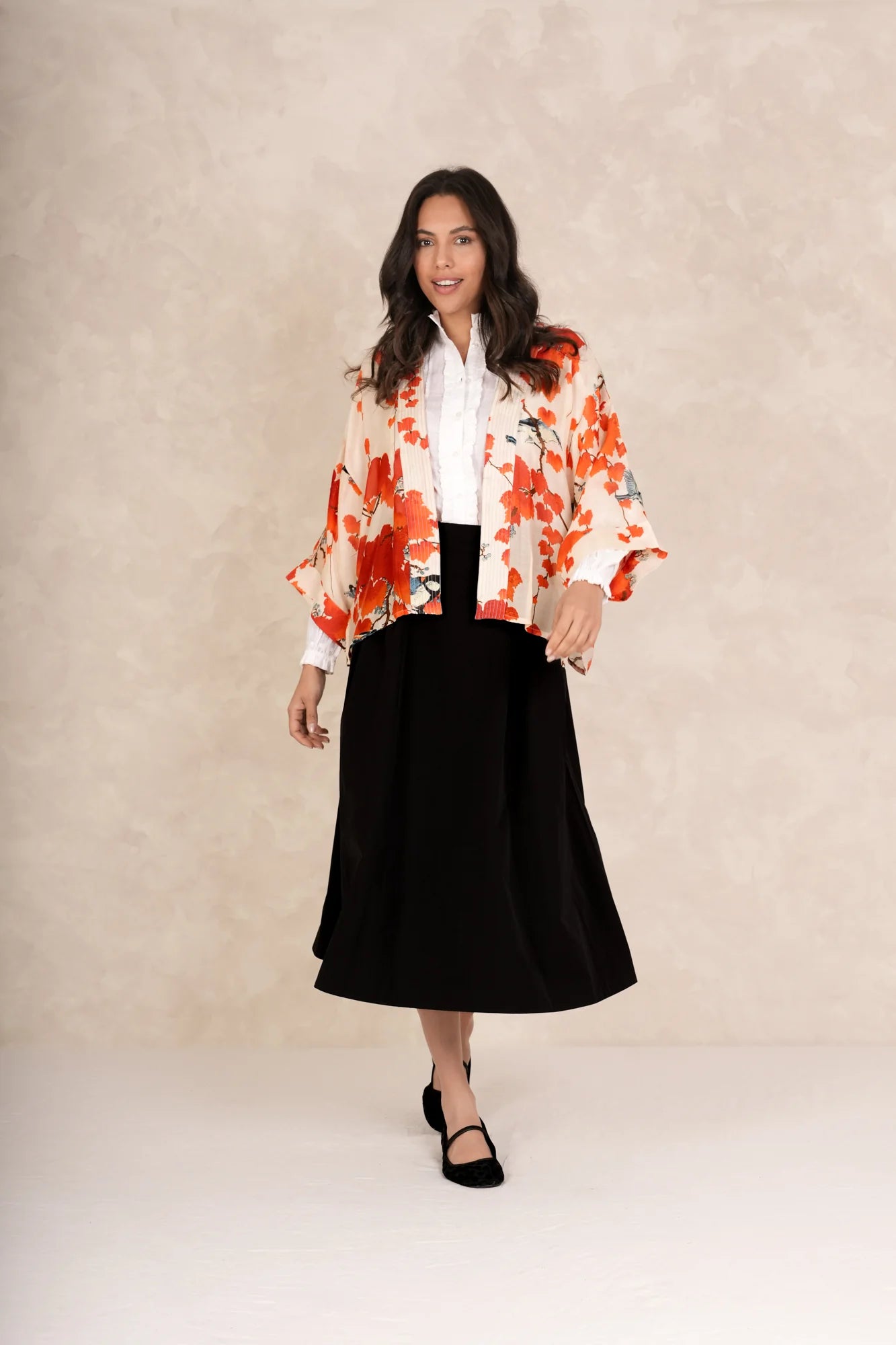 Kort kimono - One hundred stars