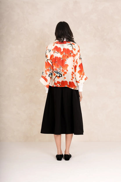 Kort kimono - One hundred stars