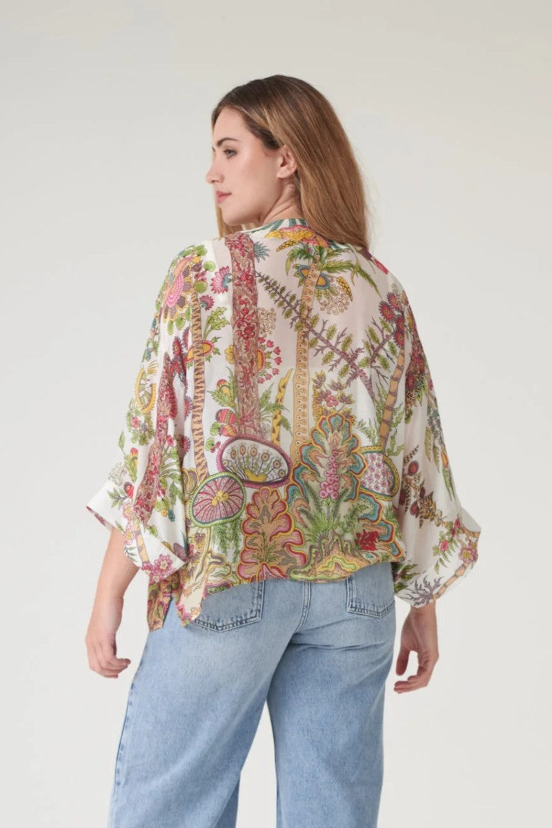 Kort kimono - One hundred stars